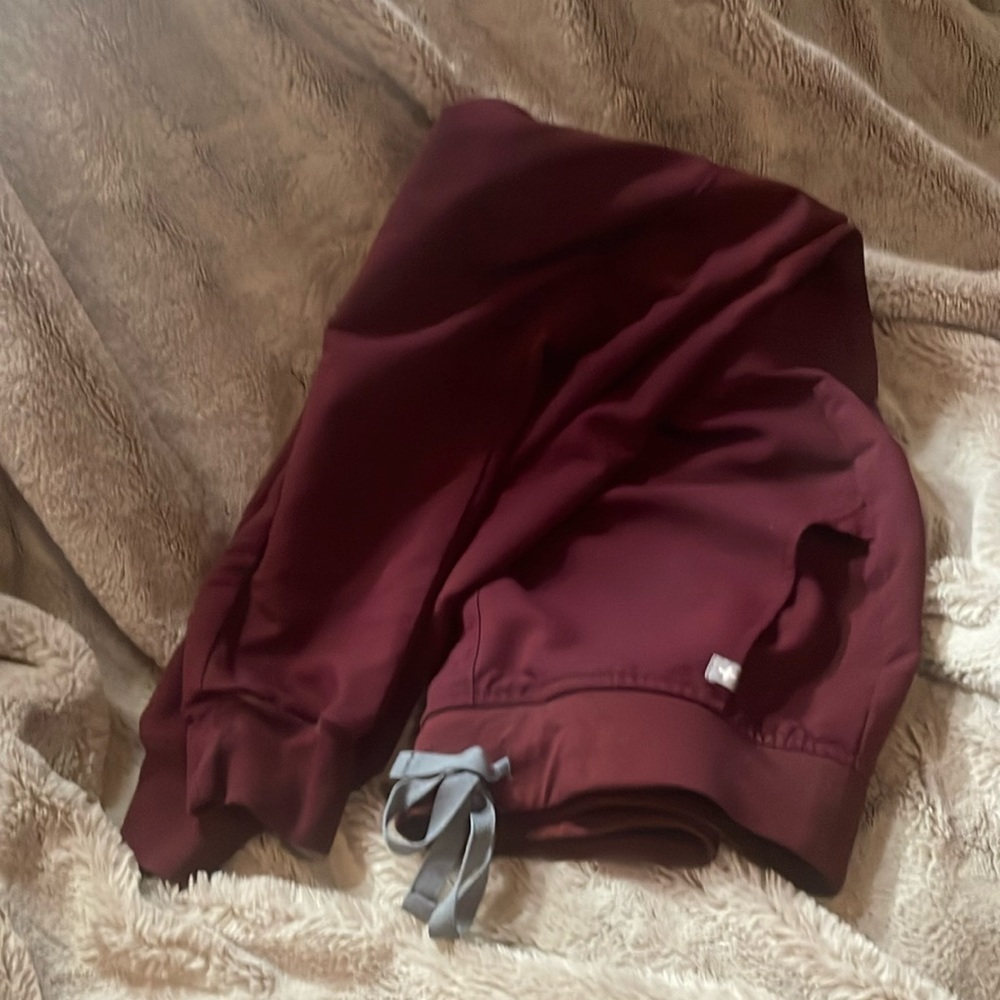 Burgundy Zamora Joggers
